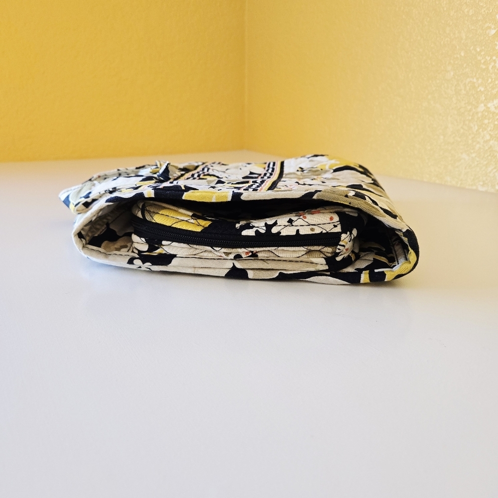 Vera Bradley English Meadow Yellow Hanging Organizer Travel Cosmetic Case Bag - Picture 10 of 11